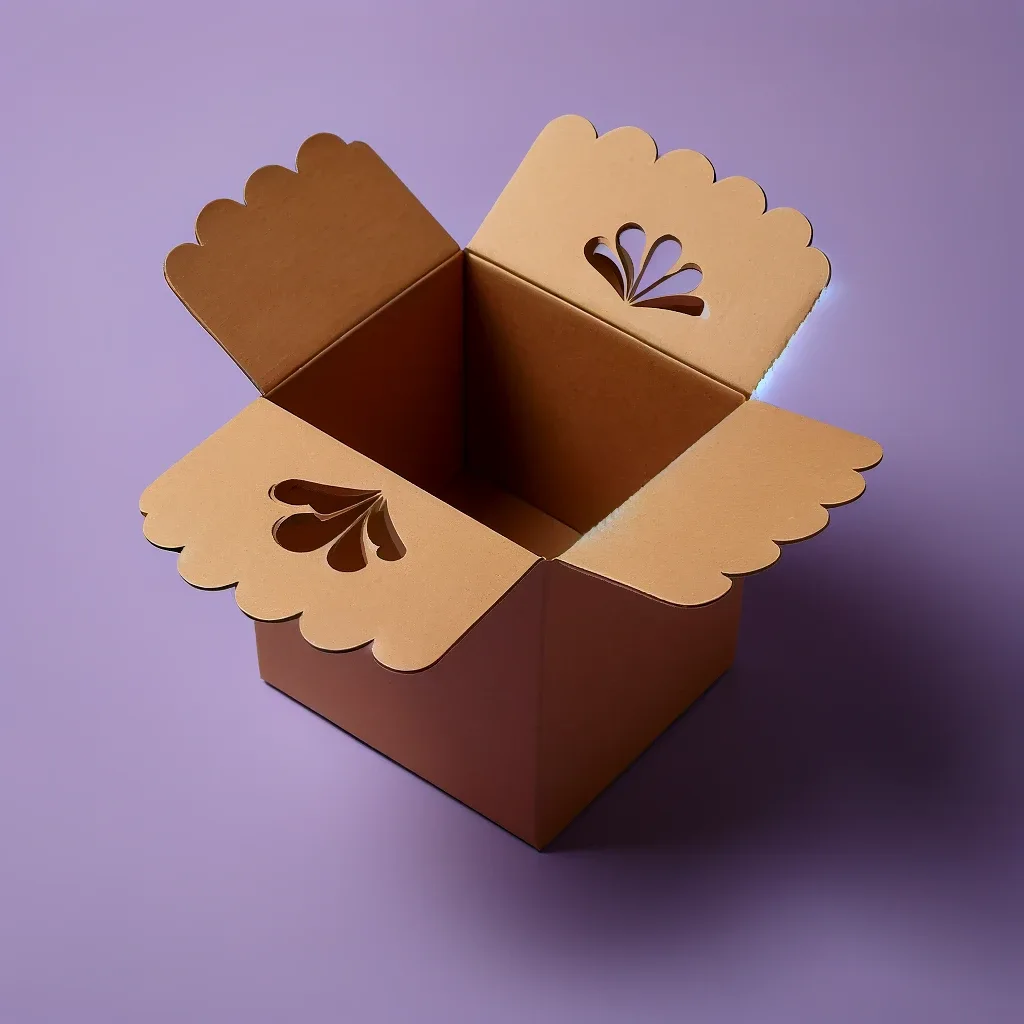 Die Cut Kraft Boxes